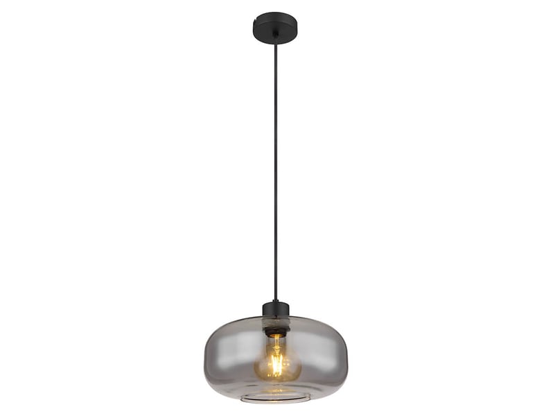 Lampa wisząca Giuseppe szklana czarna