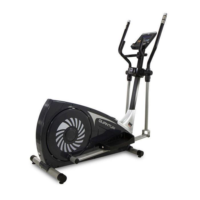 BH i.Quantum Ellipsentrainer – 20 kg Schwungrad – 46 cm Schrittlänge – i.Concept-Technologie – Schwarz