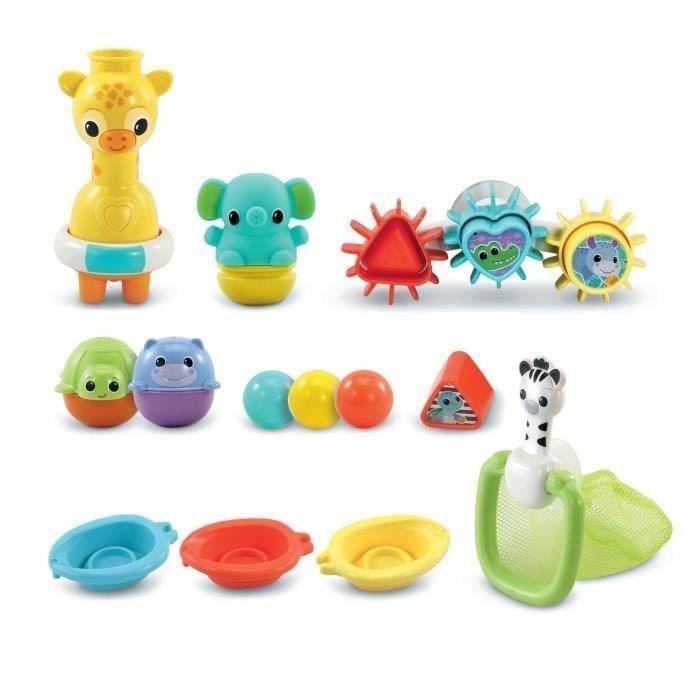 Set de baño multiactividad VTECH MAXI - Jirafa mecánica - Para niños de 5 meses a 5 años.