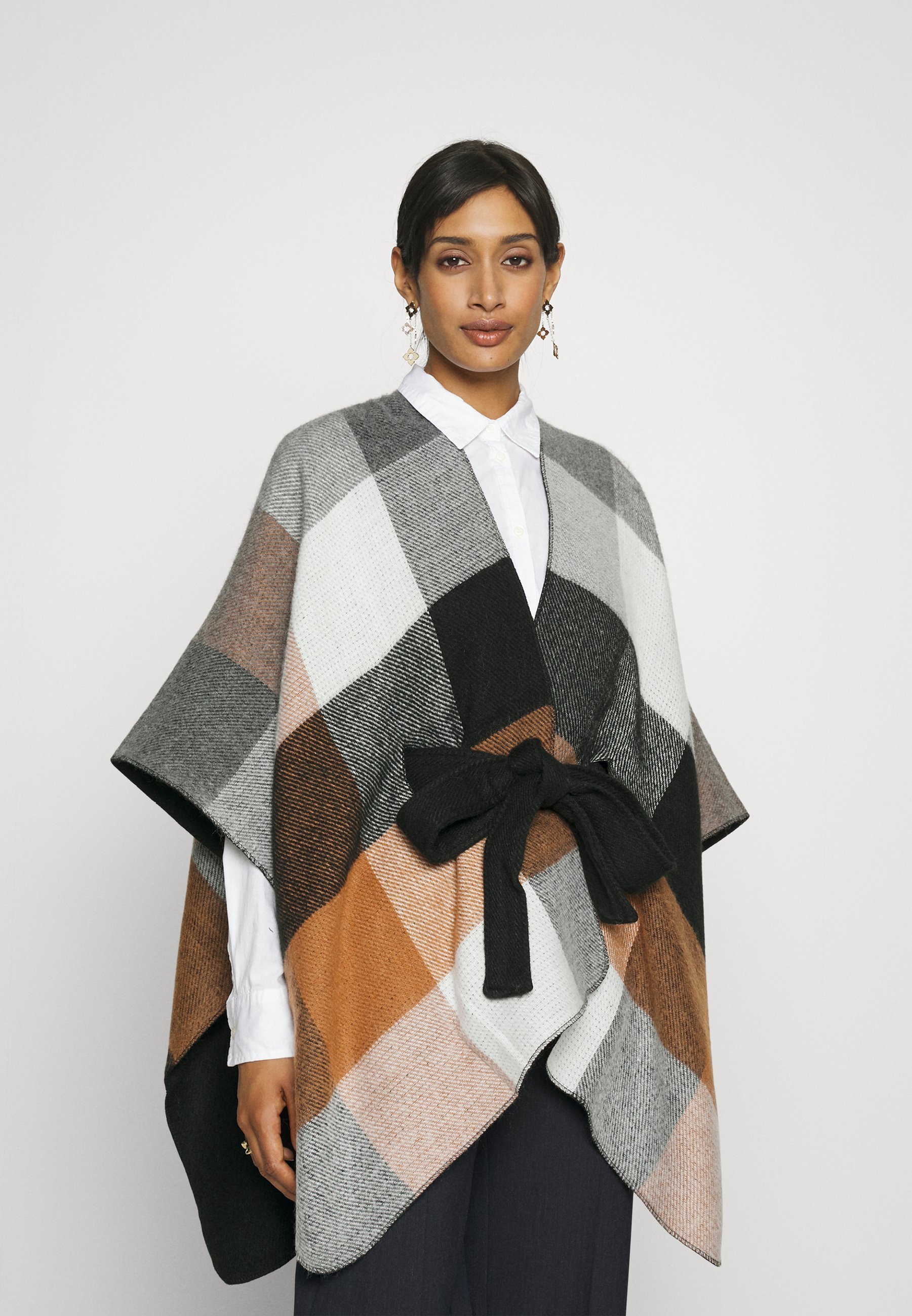 Anna Field Cape - bruin/zwart