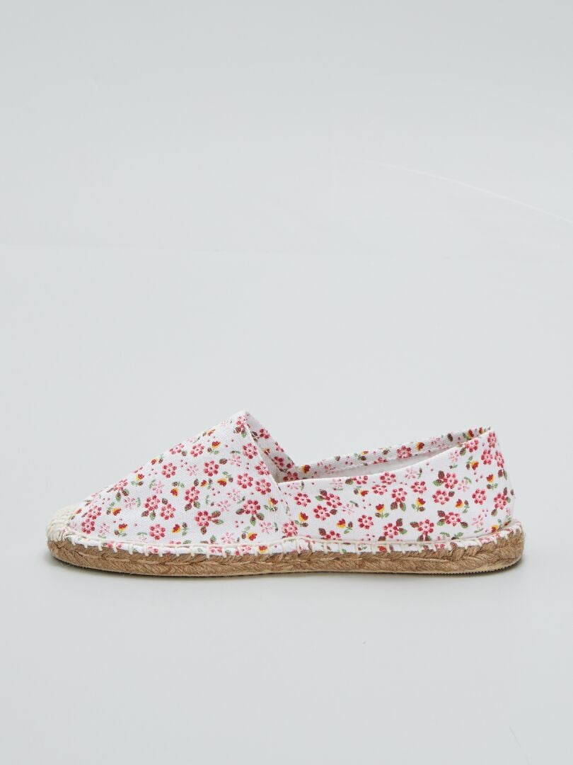 Lenço com estampa floral - ROSA