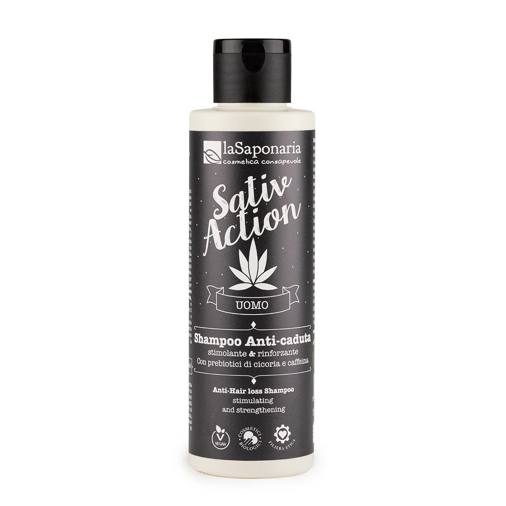 Sativaction Shampoo Anti-caduta - Shampoo Anticaduta, Trattamento per Capelli