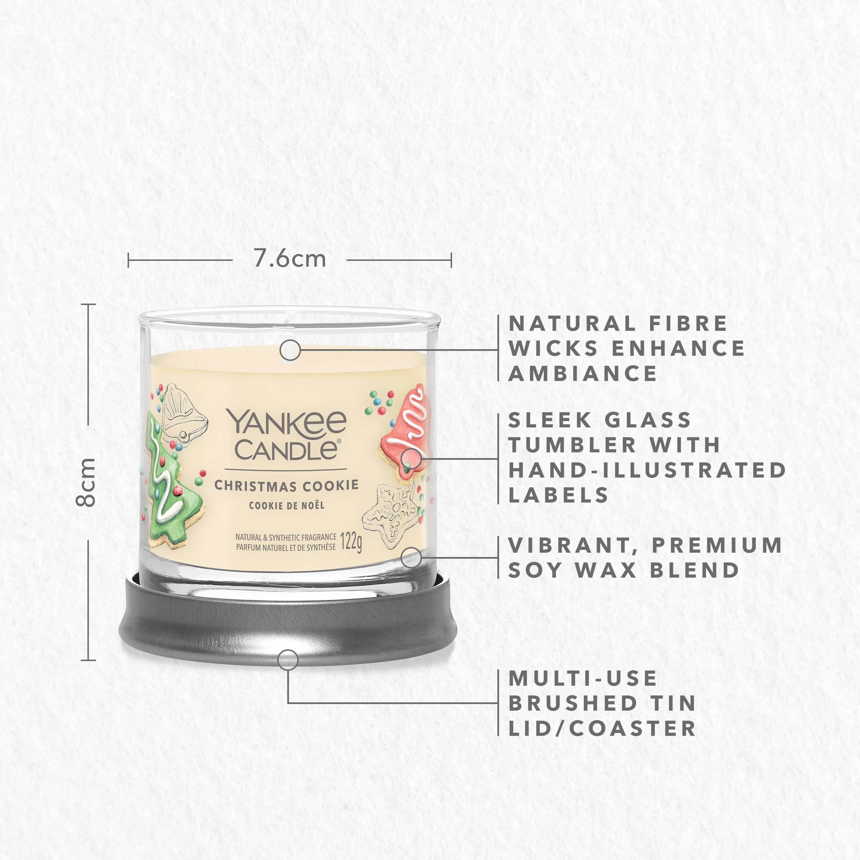 Signature Tumbler Candles Christmas Cookie - Candela Profumata