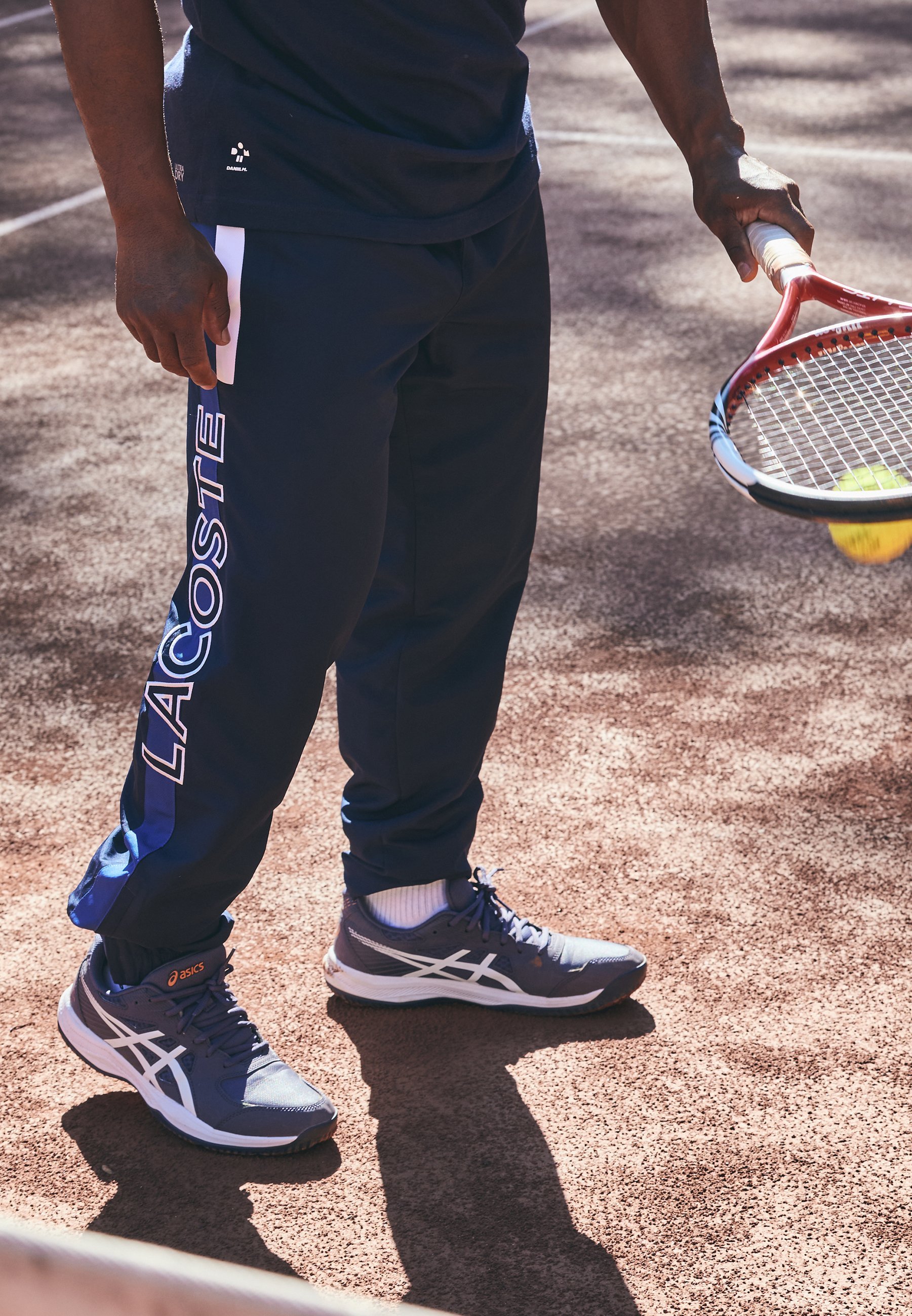 Lacoste Sport TENNIS PANT BLOCK - Trainingsbroek - marineblauw/Frans blauw