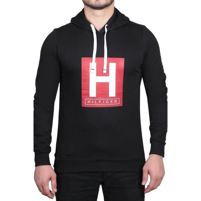 Tommy Hilfiger Men's Black Sport Hoodie