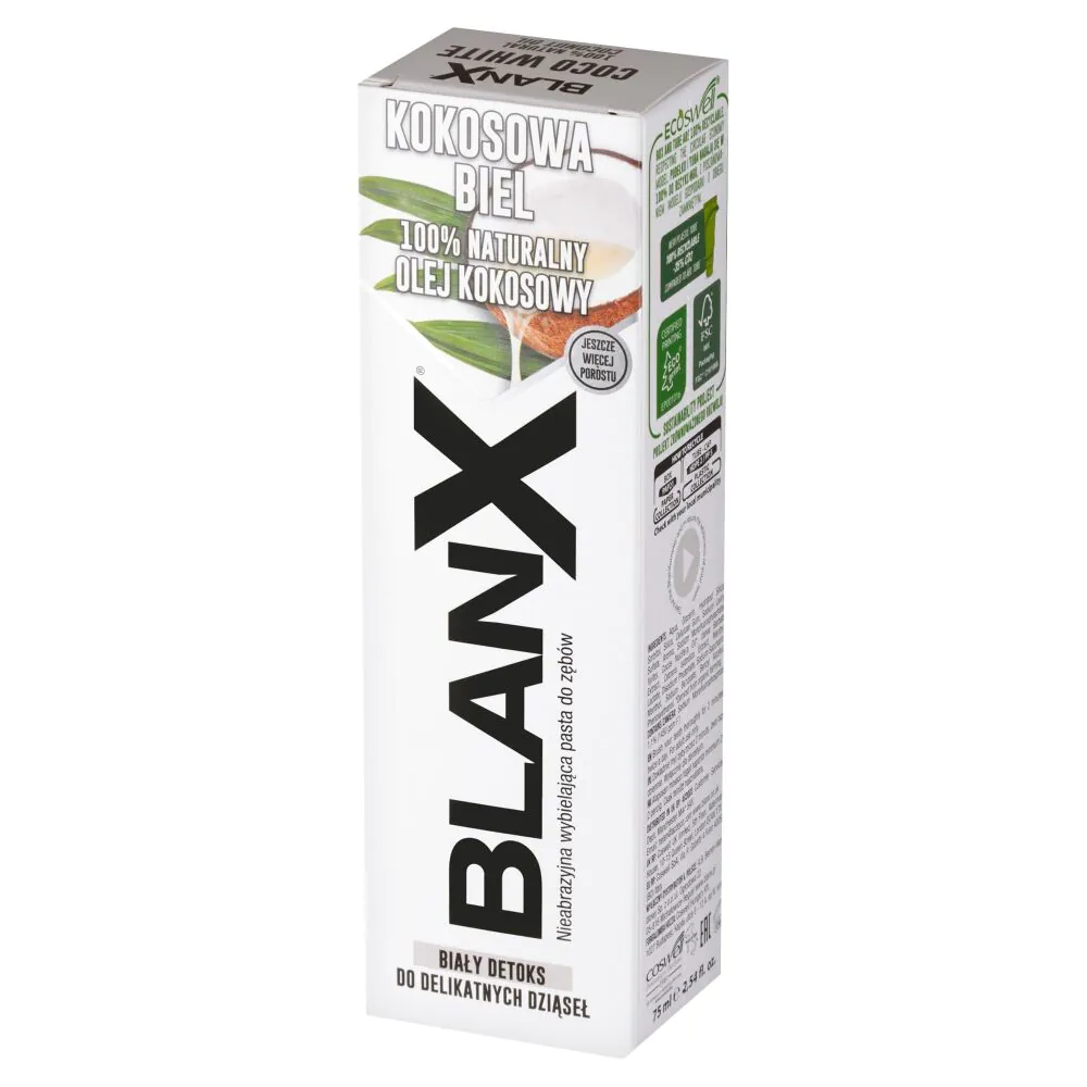 BlanX Pasta do zębów Coco White Kokosowa Biel
