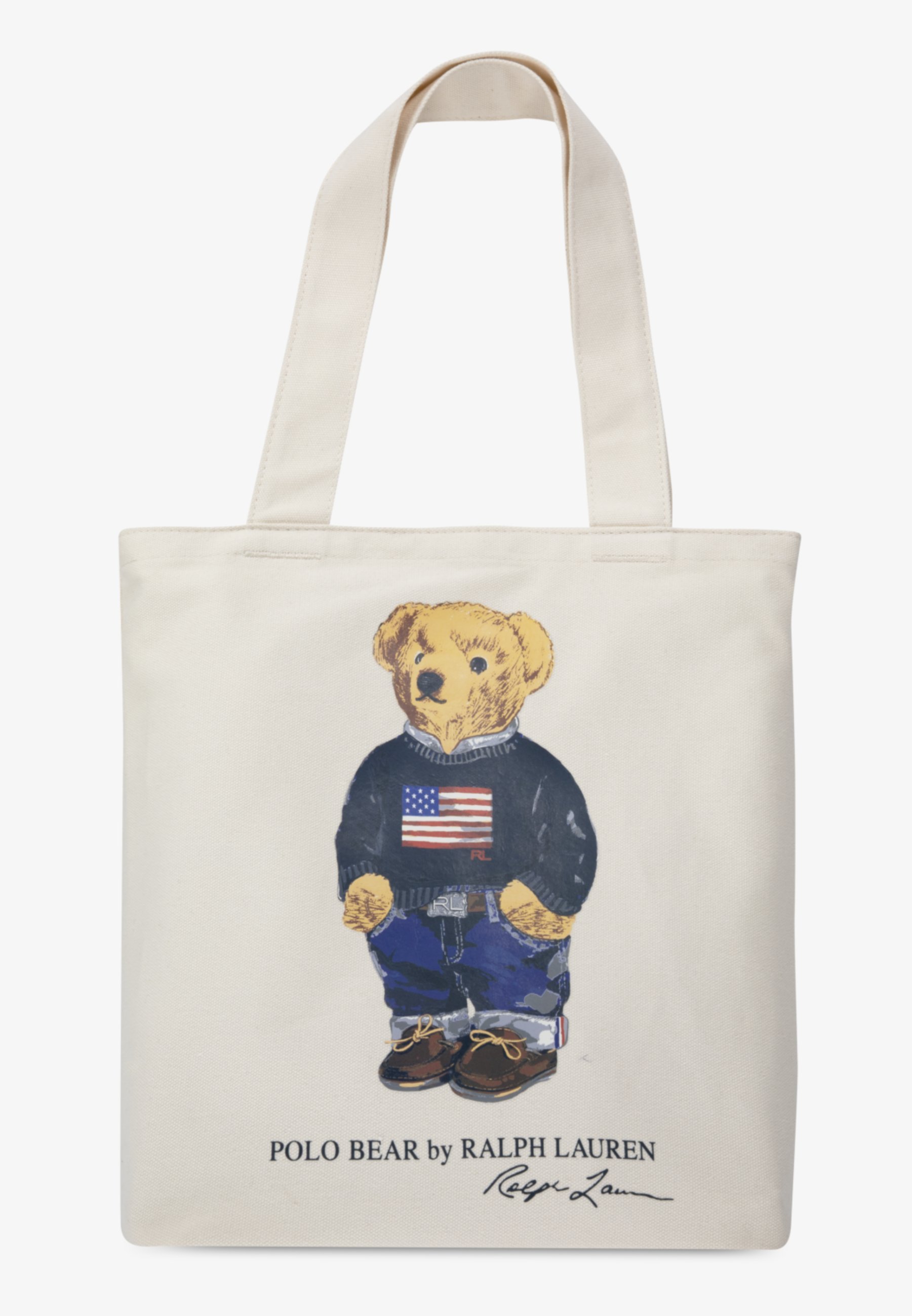 Polo Ralph Lauren BEAR TOTE UNISEX - Handtas - naturel