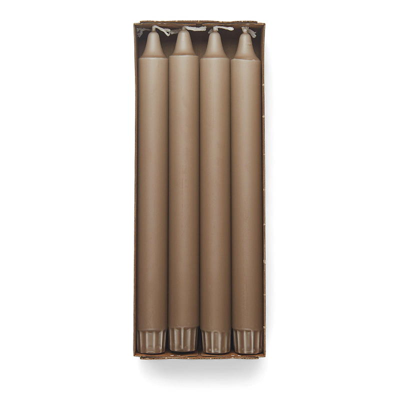 Vie Eco Crown-lys 8-pakning 24 cm 8 timer øko sand