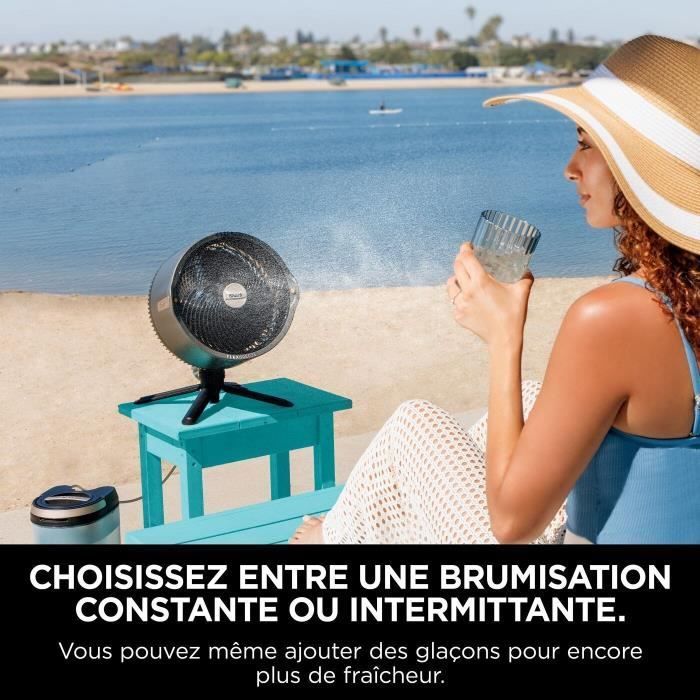 Ventilador com névoa - SHARK - FA300EU - Para uso interno e externo - FlexBreeze ProMist