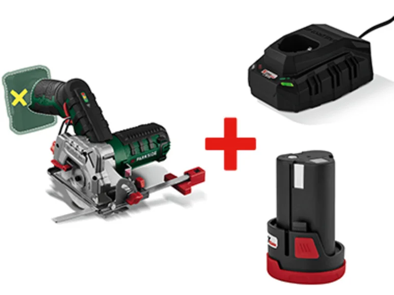 PARKSIDE® Scie circulaire + bateria + carregador