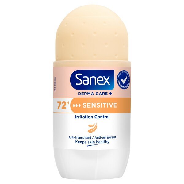 Sanex Derma Care+ Sensitive 72h antiperspirant dezodorant v valju<br>53 ml - Občutljiva koža