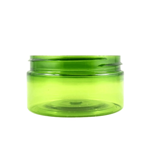 ZÁKLADNÍ 100ml zelená recyklovaná PET lahev - bez víčka