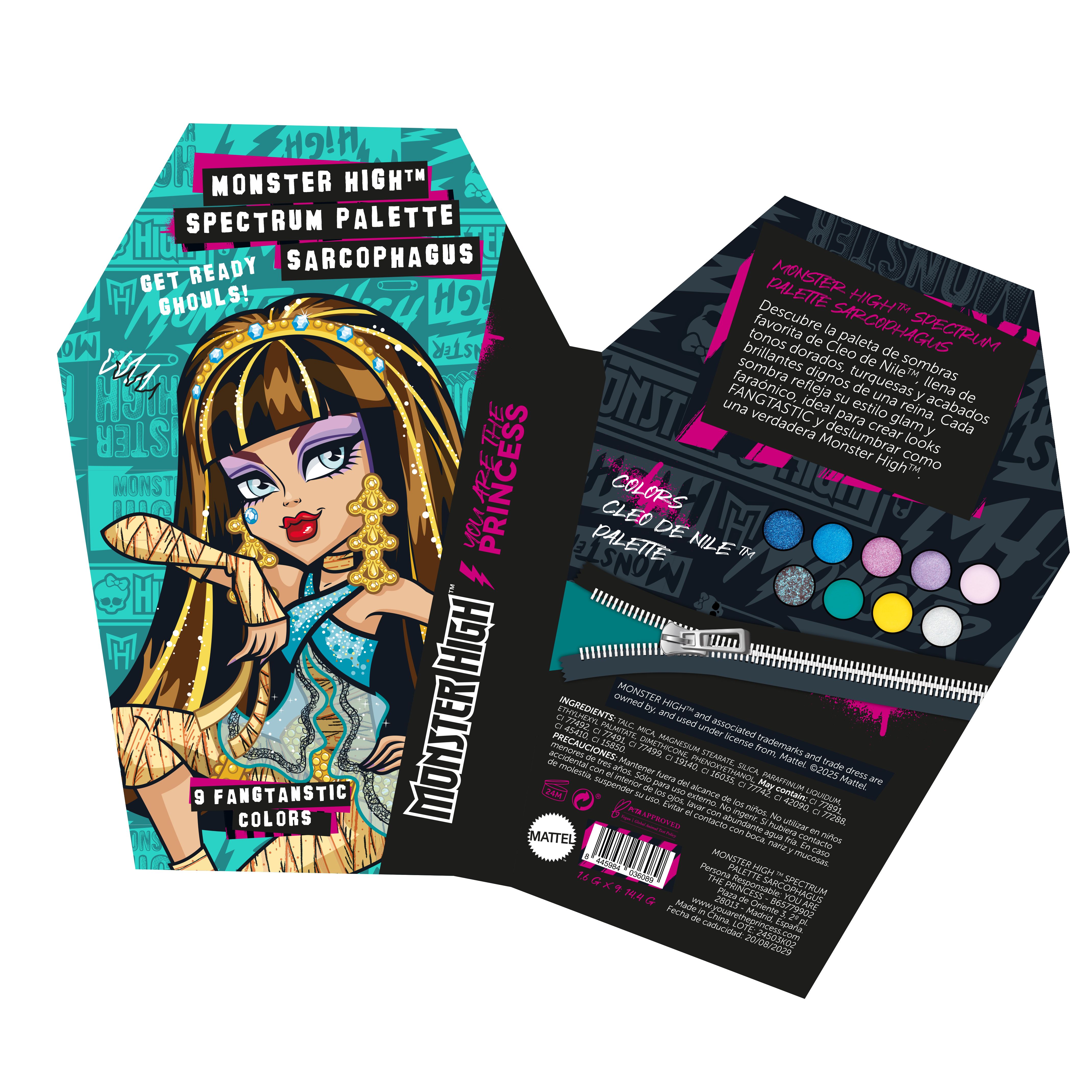 Paleta senčil Monster High™ Spectrum Paleta senčil Cleo de Nile™ Palete senčil in ličila