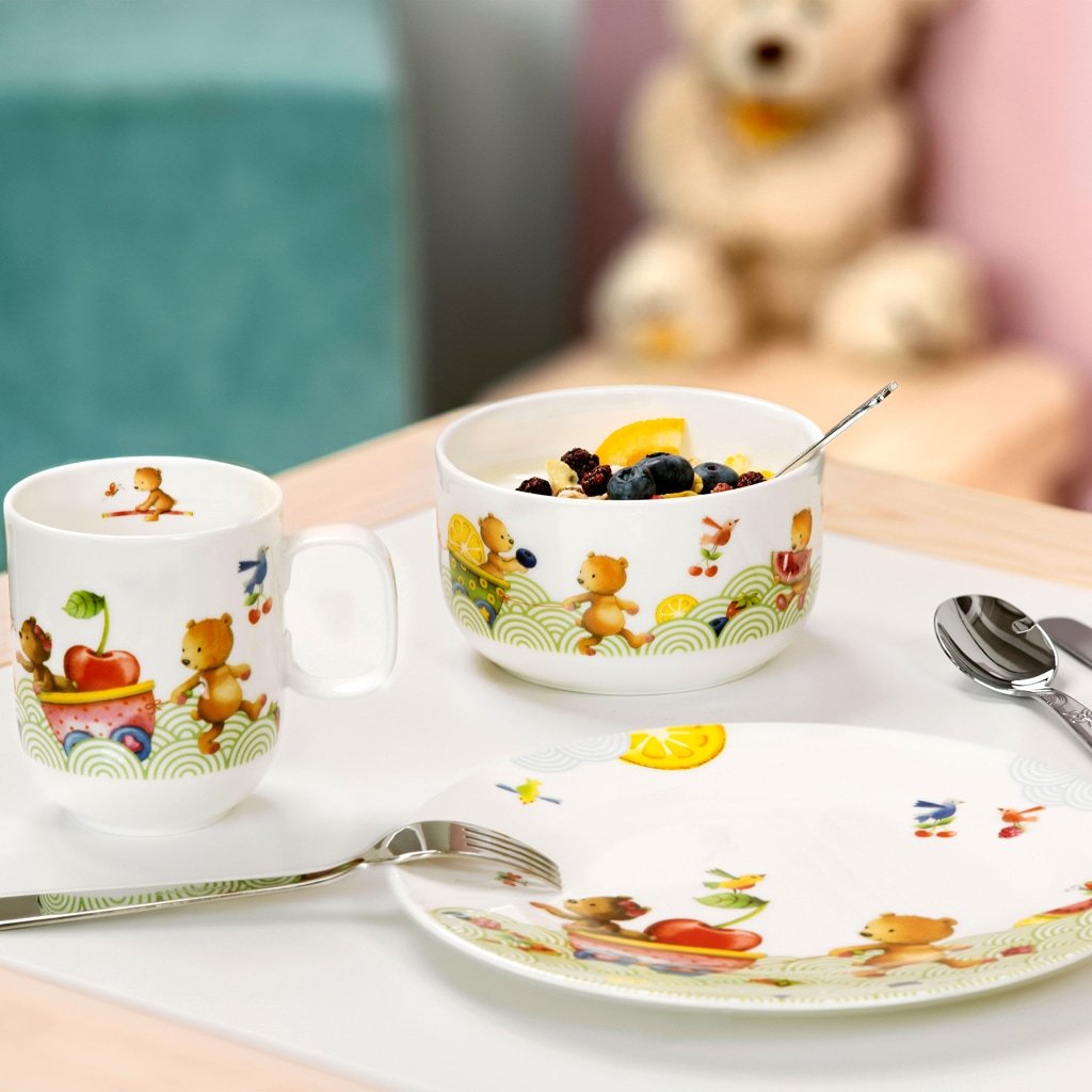 „Villeroy & Boch“ 7 dalių indų rinkinys. EF „Alkanas kaip meška“ – 1 dalis