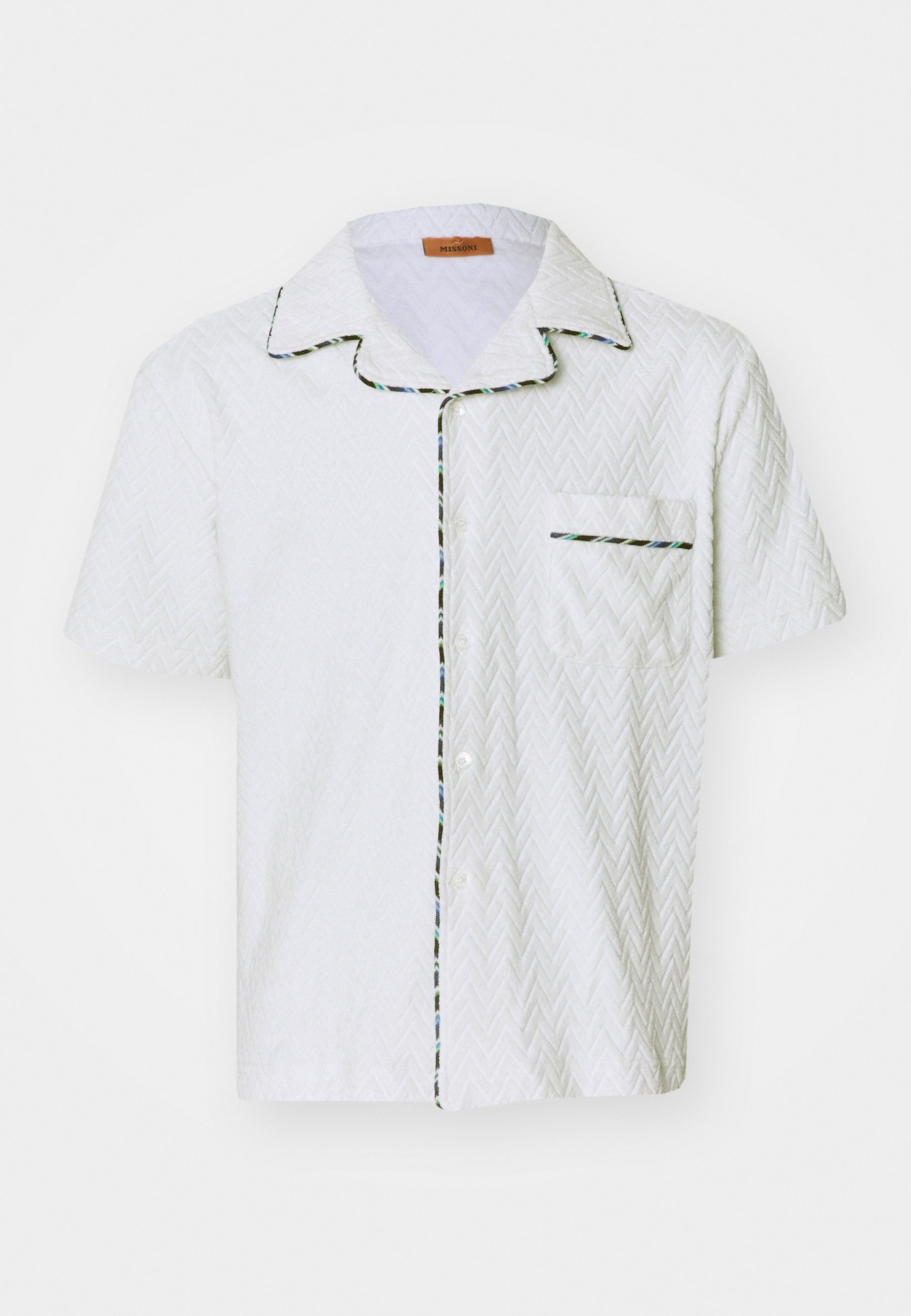 Camicia Missoni a maniche corte - bianco artico