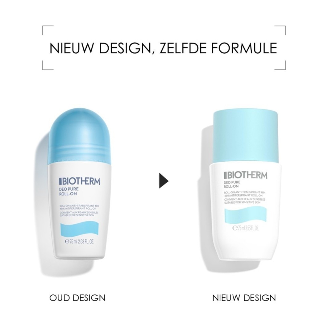 Desodorante Biotherm Pure Roll-On - 75 ml