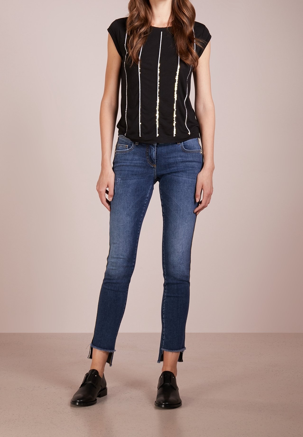 Jean skinny Patrizia Pepe - denim bleu