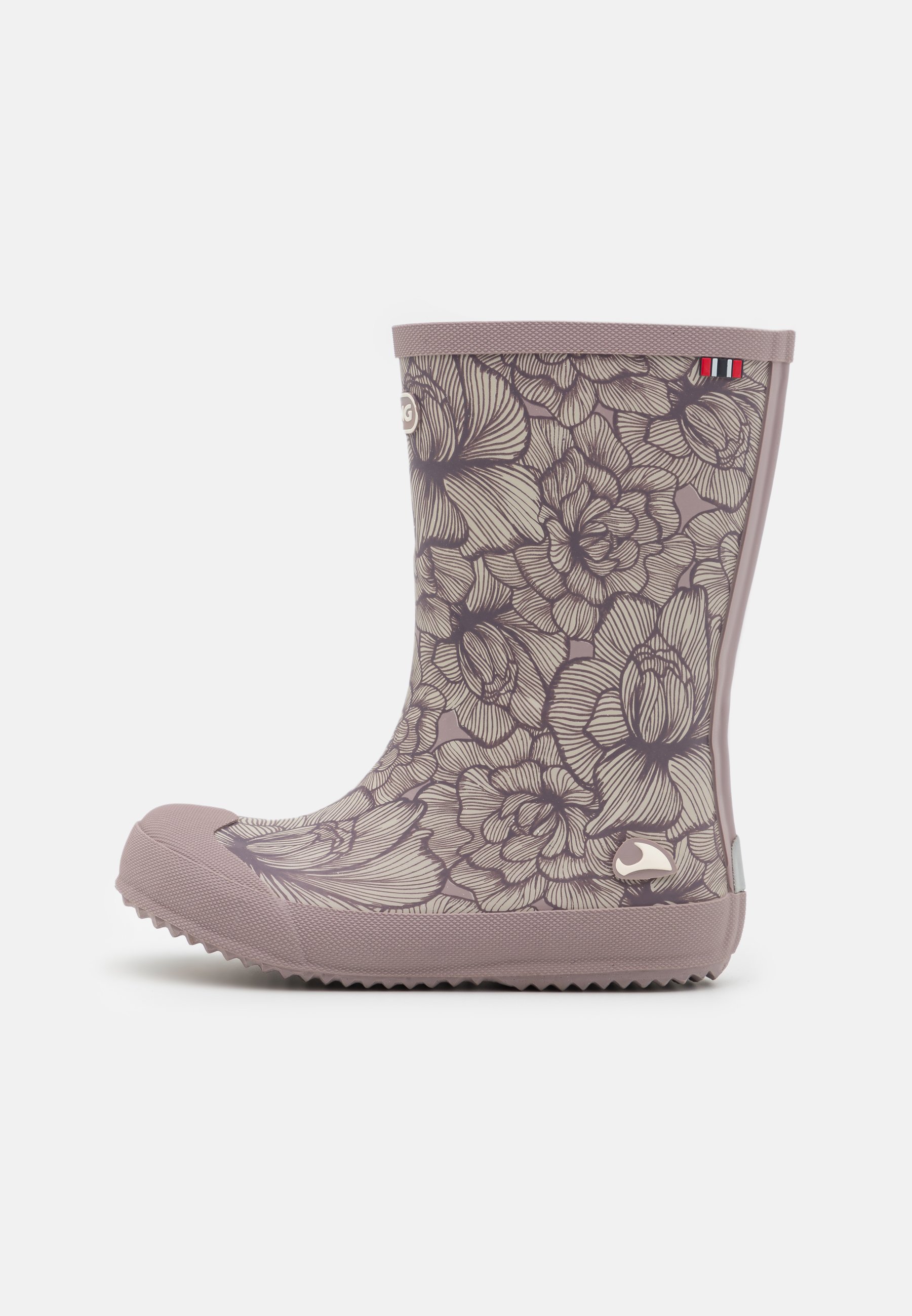 Viking INDIE PRINT UNISEX - Regenlaarzen - oudroze/crème