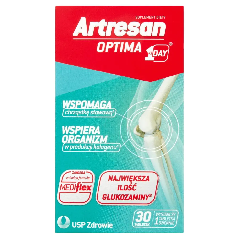 Artresan Optima 1aDay Preparat na wzmocnienie stawów, Tabletki