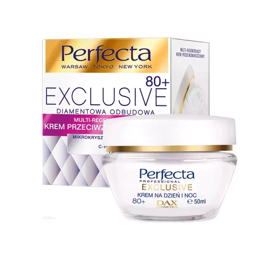 Perfecta Exclusive multi-regenerujący krem przeciwzmarszczkowy do twarzy na dzień i na noc 80  50ml