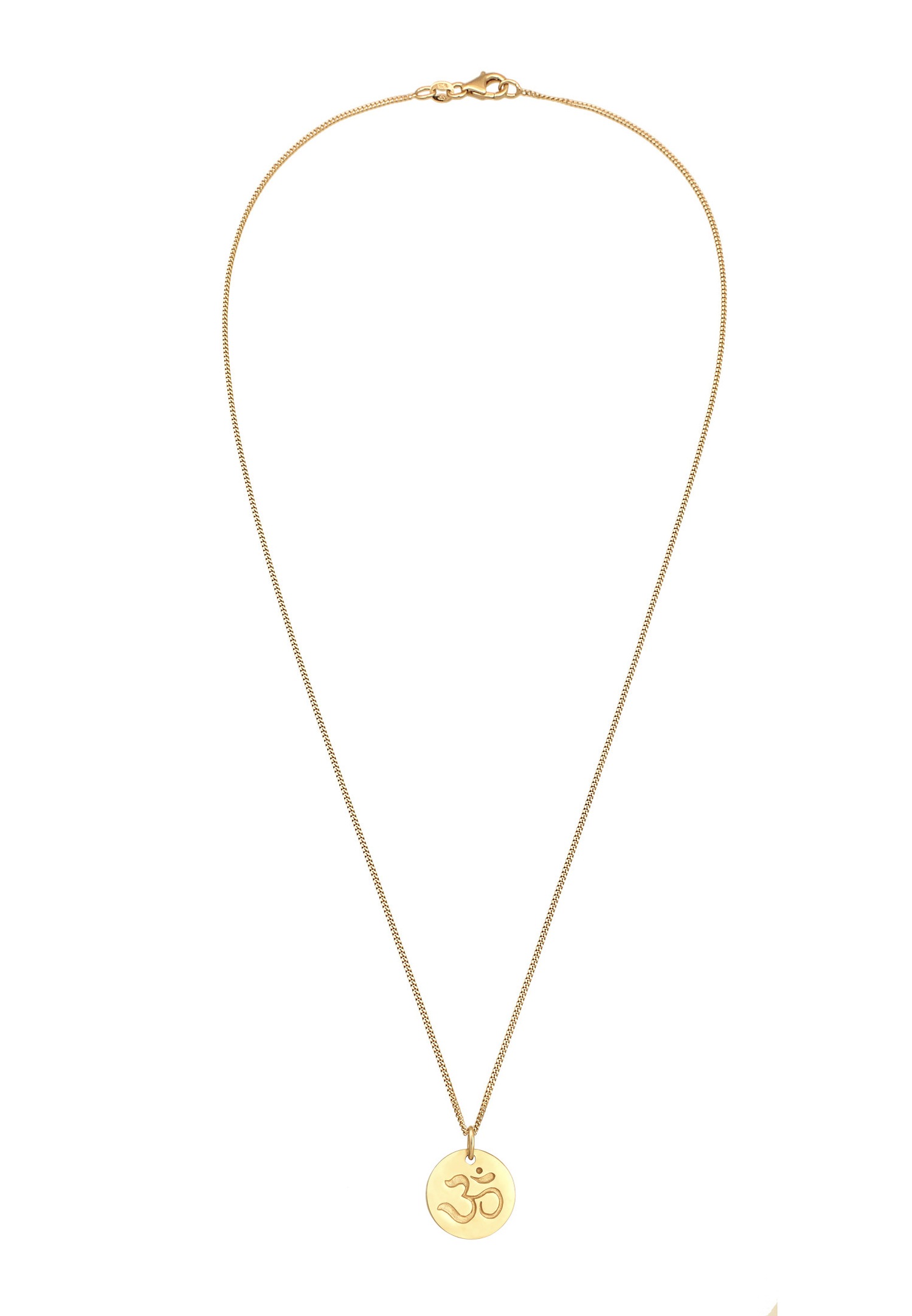 Elli Pendentif femme plaquette symbole mantra en argent massif 925