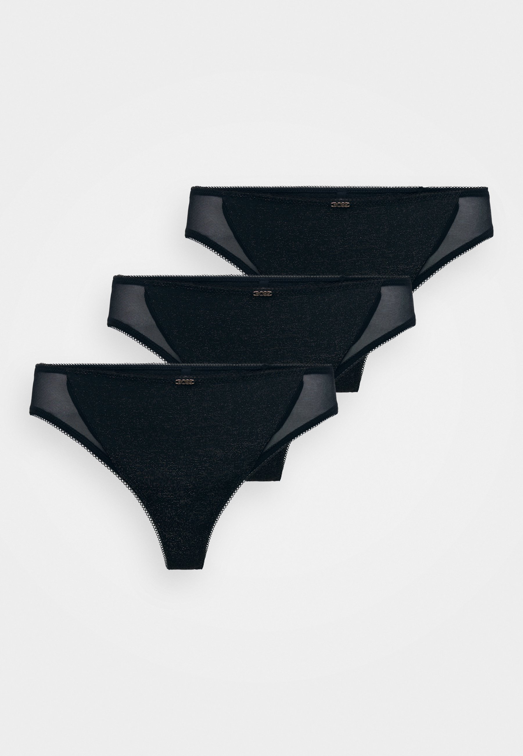 BOSS CADEAU GEVEN STRING 3-PACK - String - zwart