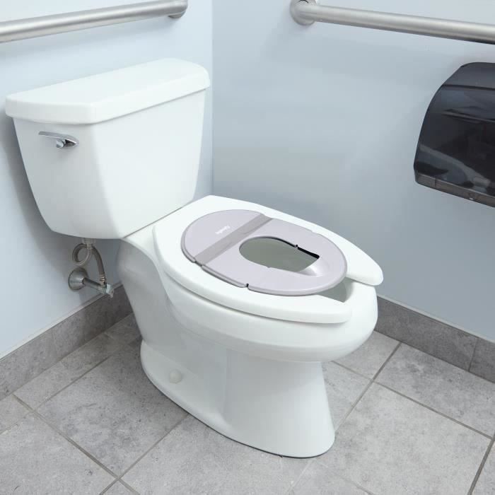 INGENUITY Universeller, tragbarer Toilettensitzverkleinerer für Kinder und Babys, ideal für Reisen und unterwegs. Inklusive Aufbewahrungstasche und faltbar.
