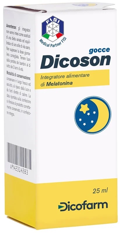 DICOFARM Dicoson Melatonin-Tropfen Nahrungsergänzungsmittel 25 ml