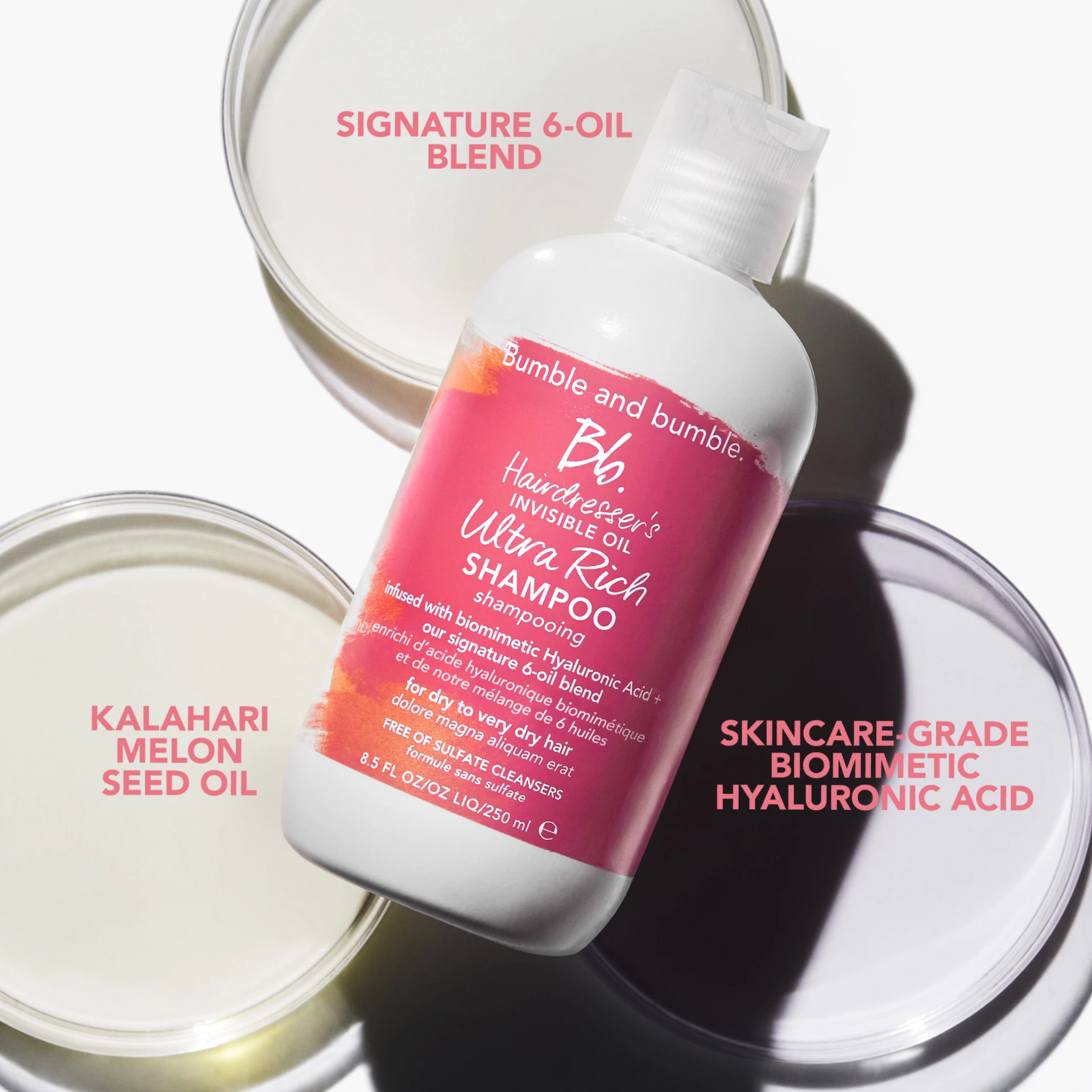 Fodrász Láthatatlan Olaj Ultra Gazdag Sampon 250 ml - Bumble and bumble