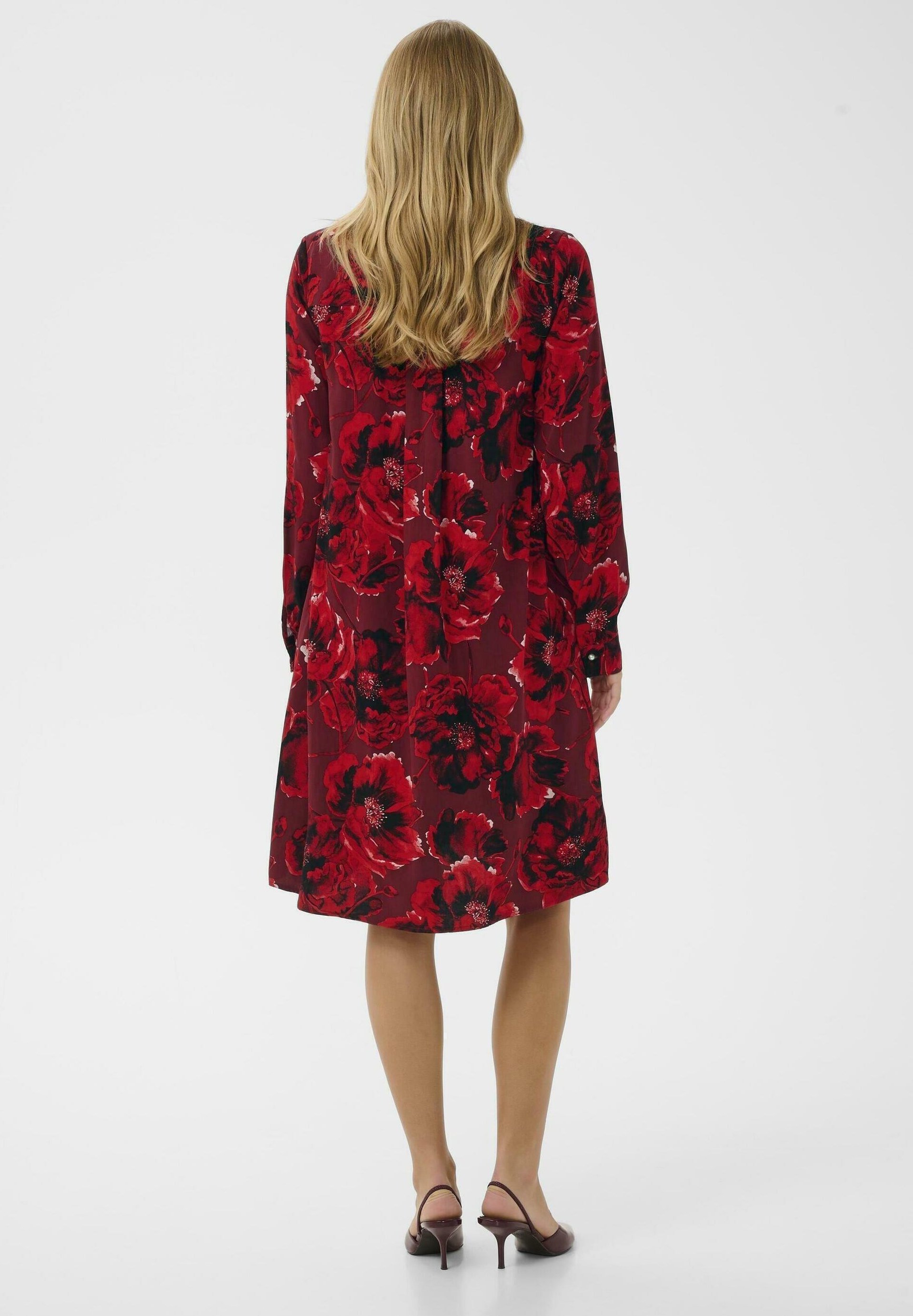 Culture RACHEL ELITHA - Robe-chemise - fleur rouge