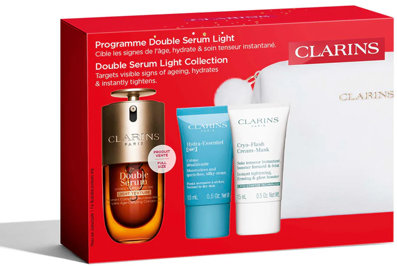 Clarins Doppelserum Geschenkset für die Feiertage