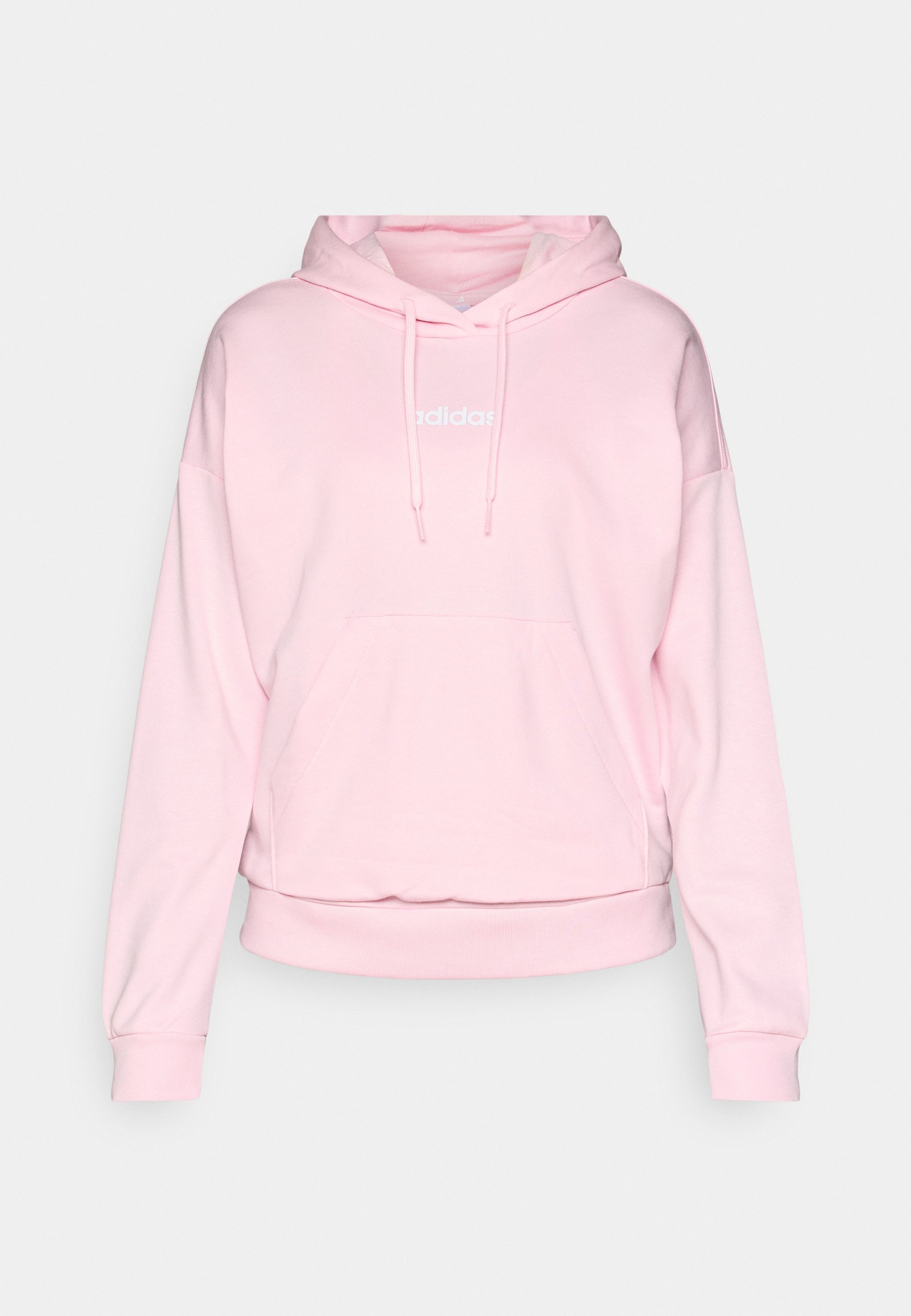 Felpa con cappuccio Adidas Sportswear - rosa chiaro/bianco