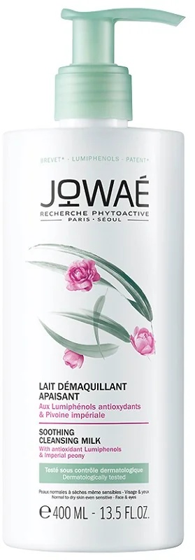 JOWAË Jowaè Verzachtende Reinigingsmelk 400 ml voor gezicht en ogen