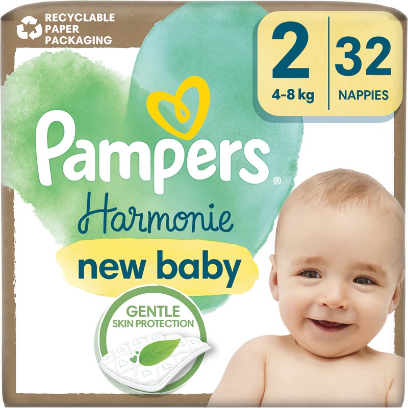 „Pampers Harmonie“ vienkartinės sauskelnės, 2 dydis