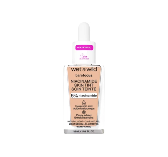 Wet n Wild Barefocus lekki podkład nawilżający Natural Light 32ml