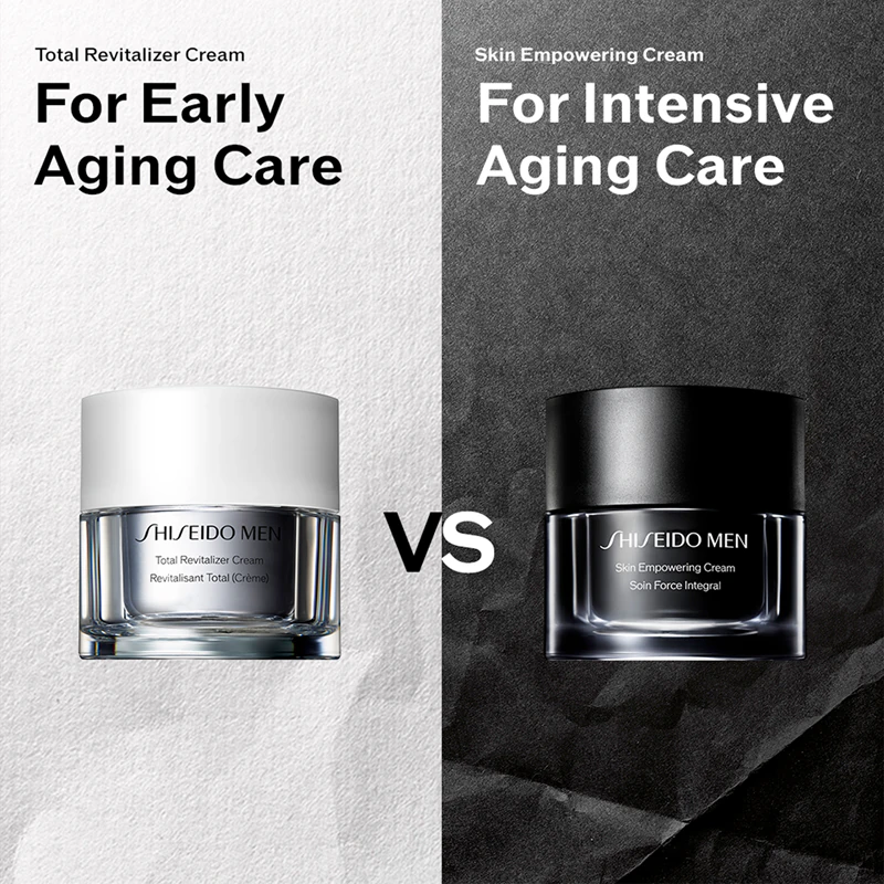 Creme Shiseido Men Skin Empowering Advanced, creme fortalecedor e redutor de rugas