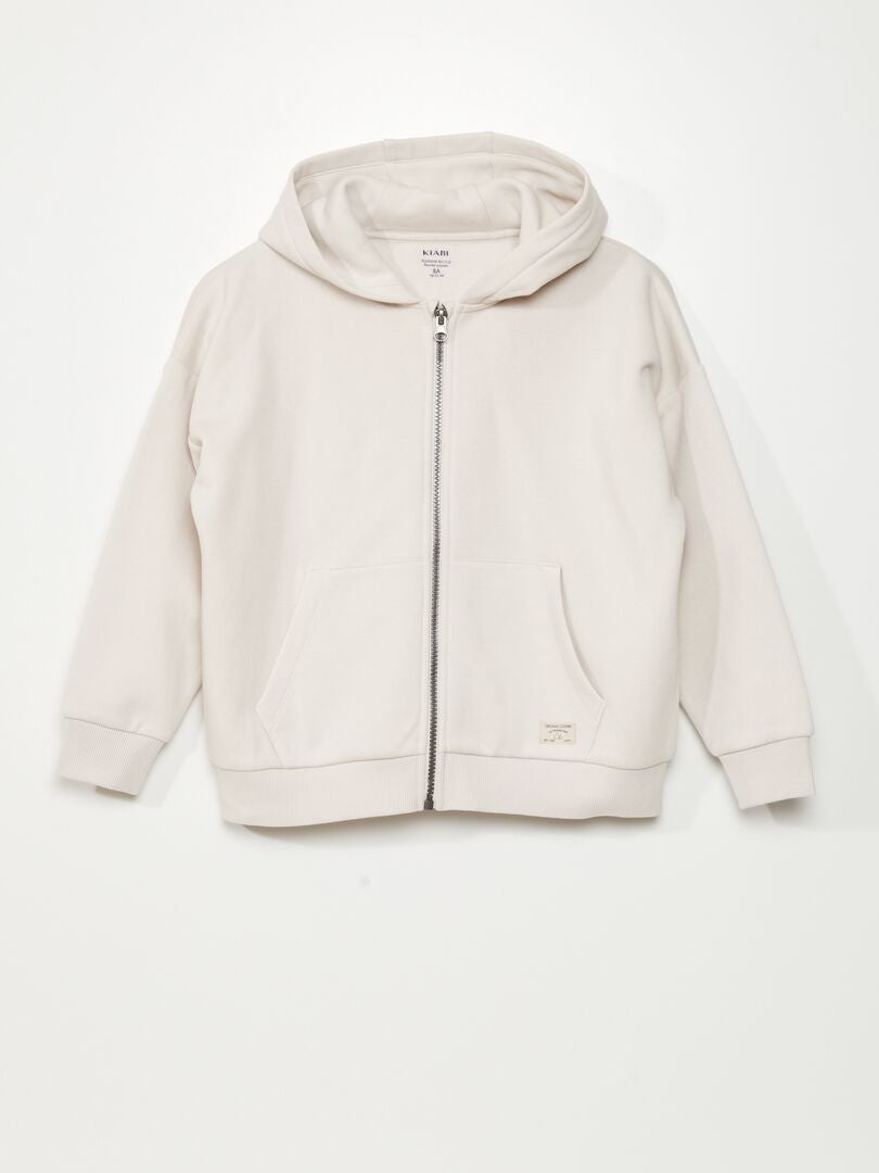 Fleece sweatshirt - WIT