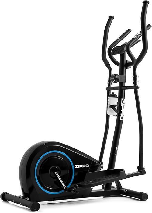 Ellittica - ZIPRO - Crosstrainer Burn - 120 kg - 8 livelli di resistenza - Compatta e pratica
