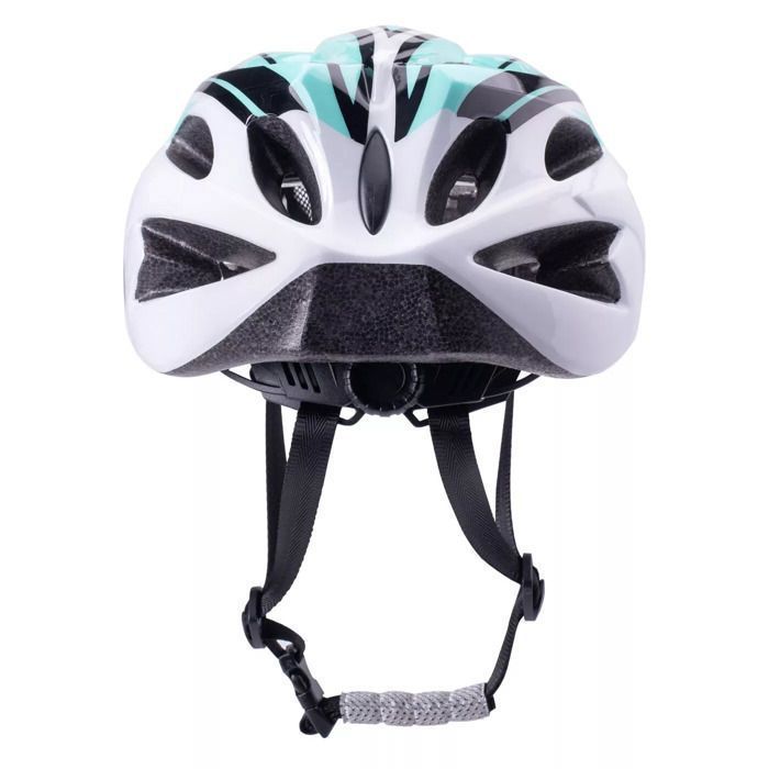 Helmet - MARTES - Gubbe - Black/White/Turquoise - Adult - Leisure Cycling
