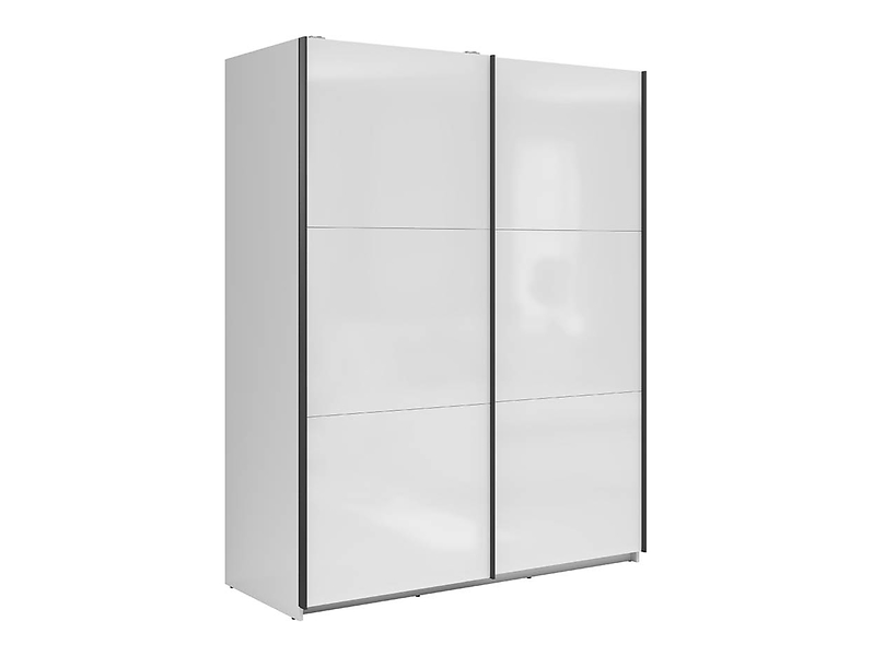 Szafa przesuwna Tetrix 153 cm  biały połysk