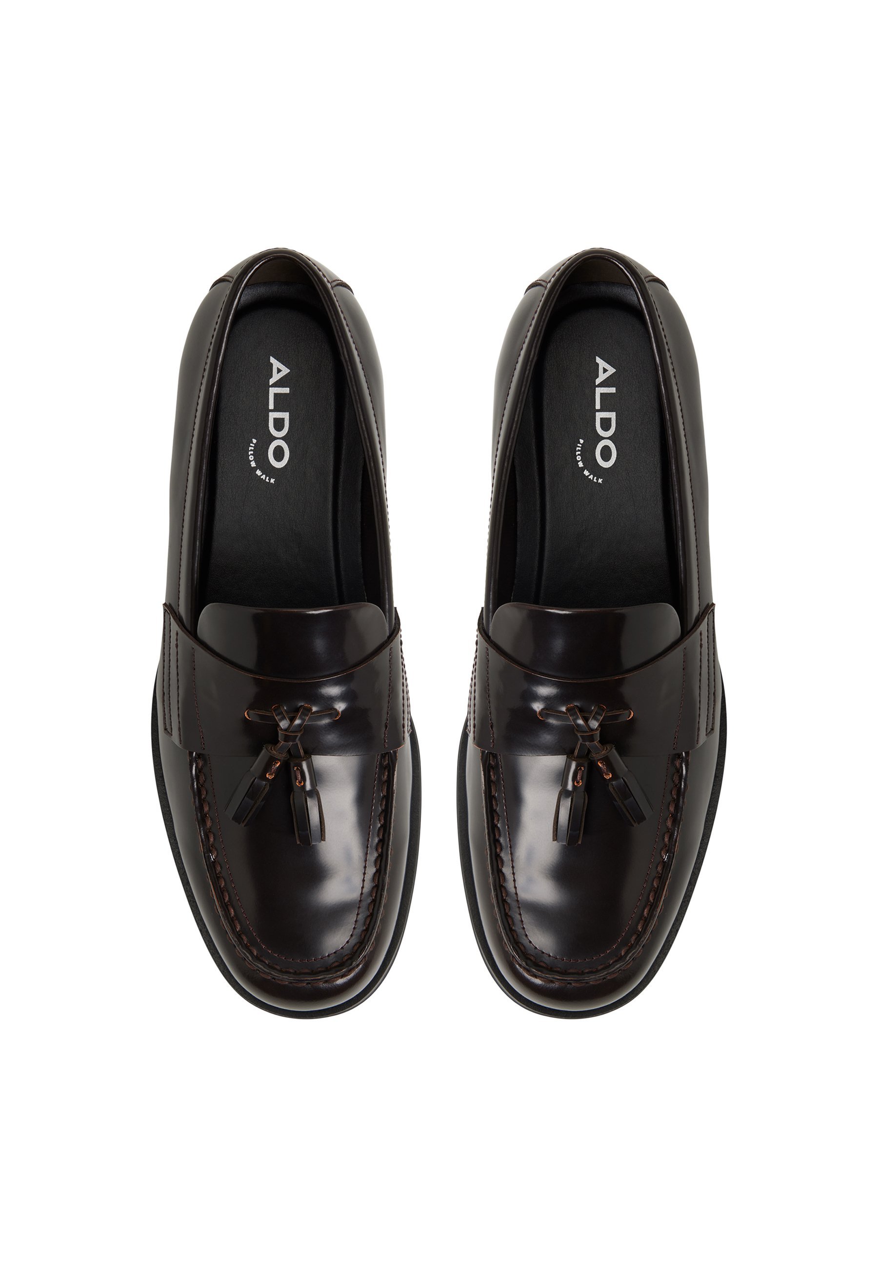 ALDO LOAFERS LIONEL - Stijlvolle instappers - donkerbruin