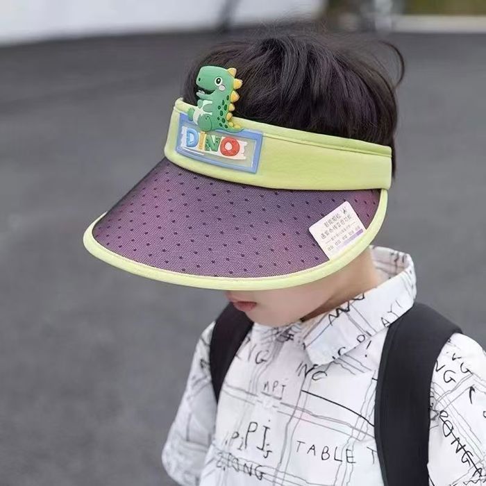Sombreros de paja para niñas FUNMOON - Conjunto de 2 piezas con viseras florales - Nueva colección