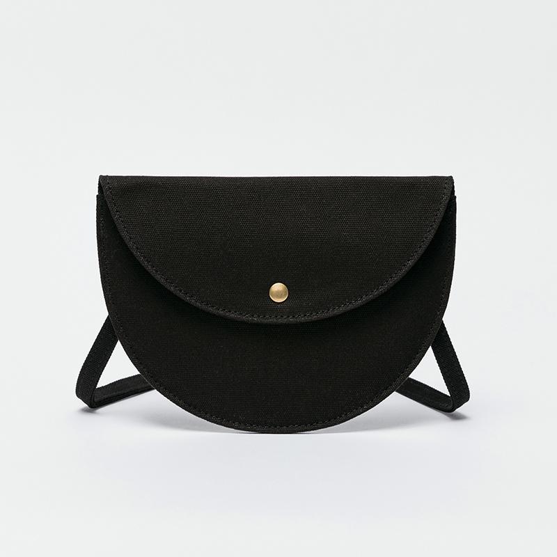 Sac à main en toile en forme de croissant de lune, pochette pour téléphone portable, sac féerique décontracté, sac messager