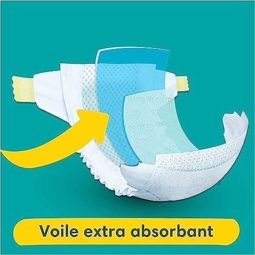 Pampers Baby-Dry Diapers Size 8 (17+ kg), 120 Baby Diapers, 1 Month Pack, Double Leak-Proof Barrier
