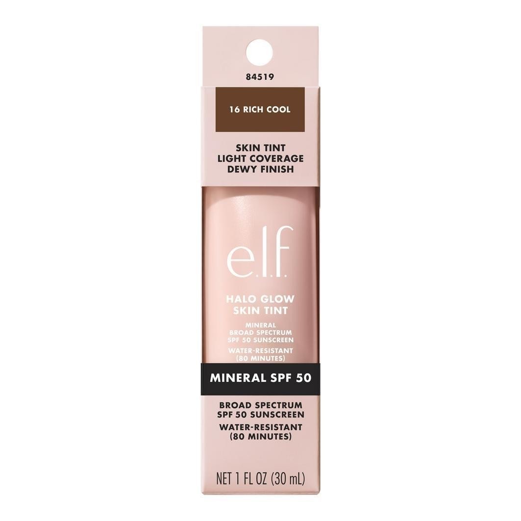 Base de maquillaje Halo Glow Skin Tint SPF50 de elf Cosmetics - 30 ml