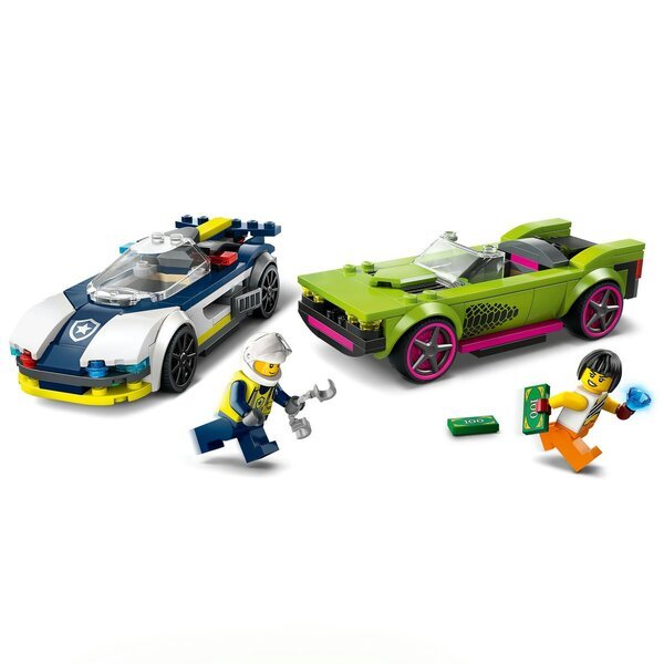LEGO City 60415 Policijski avto in hiter avtomobilski pregon
