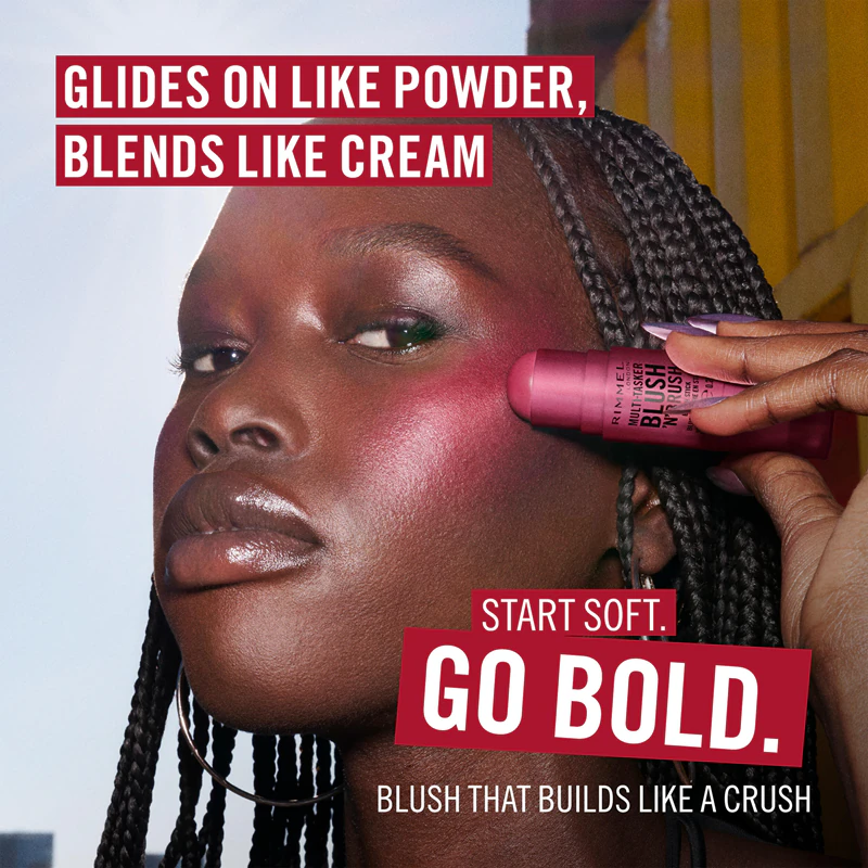 Rimmel Multi-Tasker Blush'N'brush blushstick met kwastje