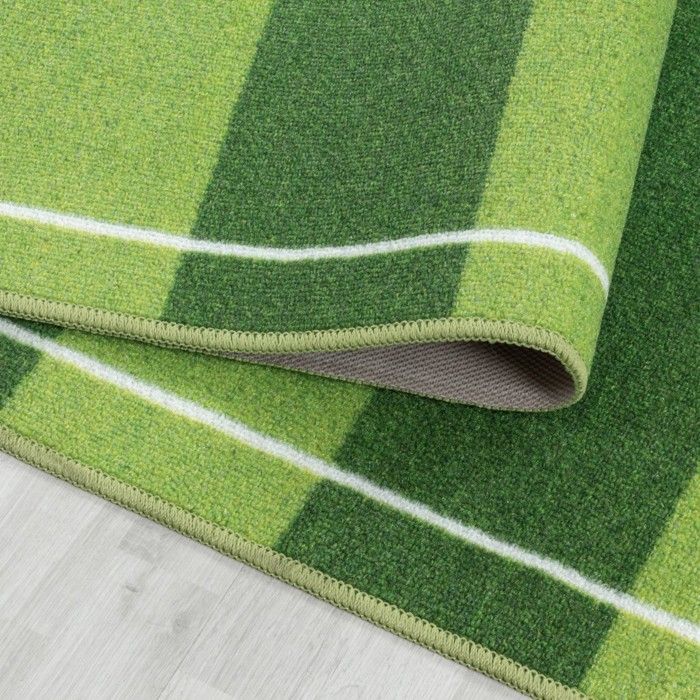 Tapis pour enfant - AYYILDIZ - Stade de football - Vert - 100% polyamide - 80x120 cm