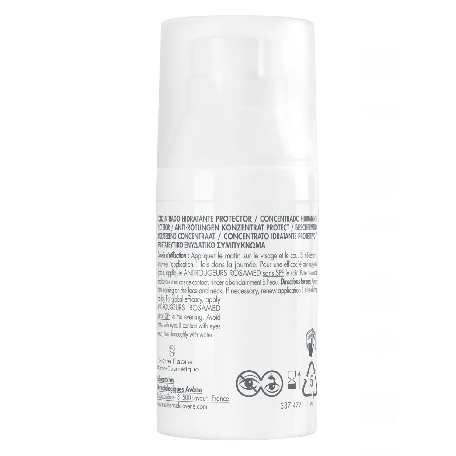 Avène Rosamed Antirougeurs Pleťové mlieko Ochranný hydratačný koncentrát SPF 50+ - 30 ml