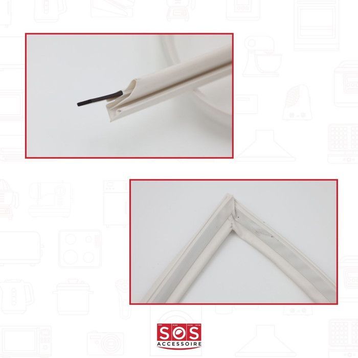 Universal door seal for refrigerators and freezers - White - All brands - 2000x1000mm